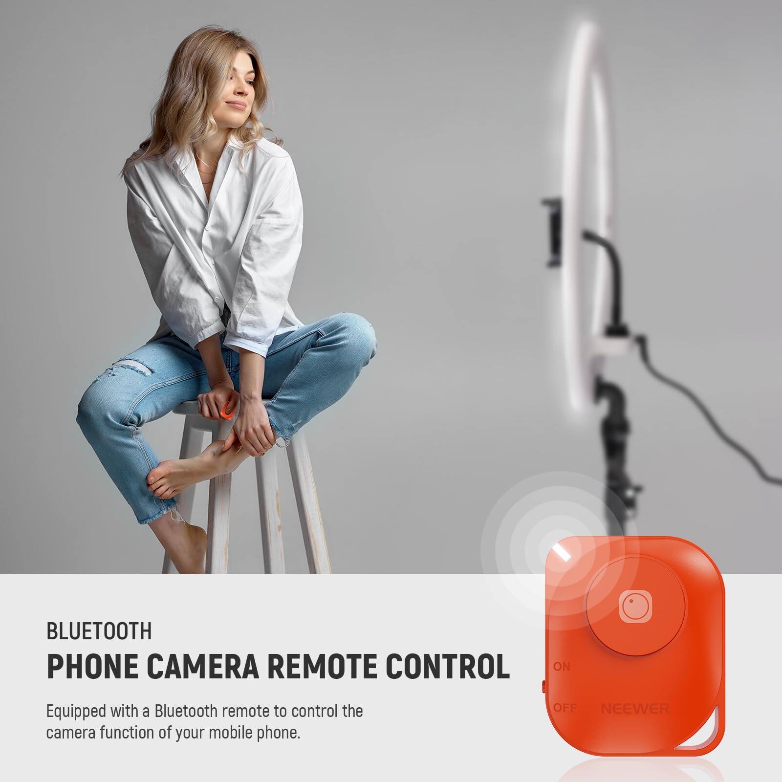 BLUETOOTH PHONE CAMERA REMOTE CONTROL

Equipped with a Bluetooth remote to control the camera function of your mobile phone.