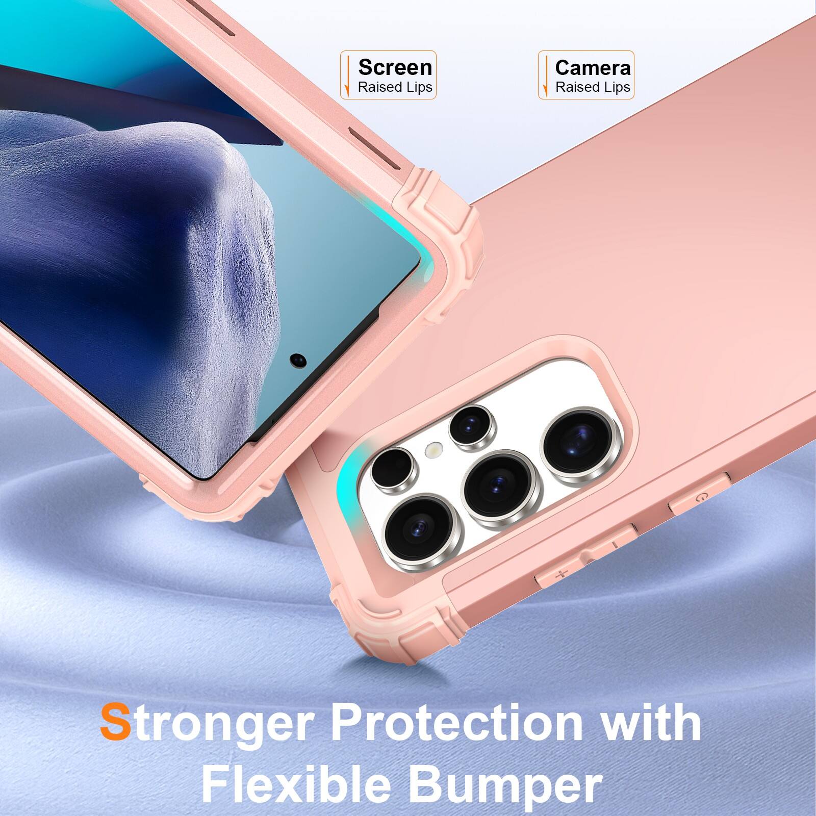 Screen Raised Lips  
Camera Raised Lips  
Stronger Protection with Flexible Bumper