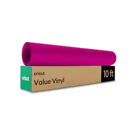 Cricut - Permanent Matte Value Vinyl - 12 in x 10 ft - Magenta