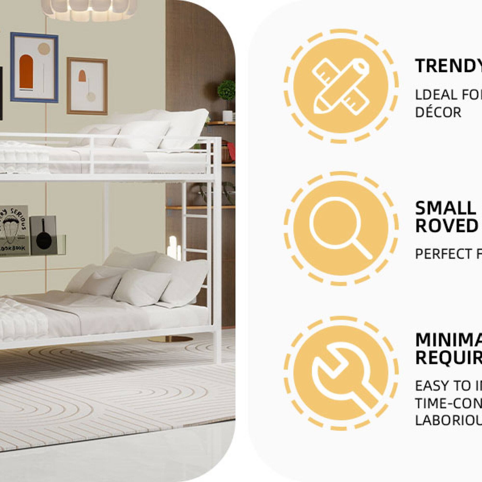 - TRENDY
  - IDEAL FOR DÉCOR

- SMALL ROVED
  - PERFECT

- MINIMAL REQUIRE
  - EASY TO INSTALL
  - TIME-CONVENIENT
  - LABORIOUS