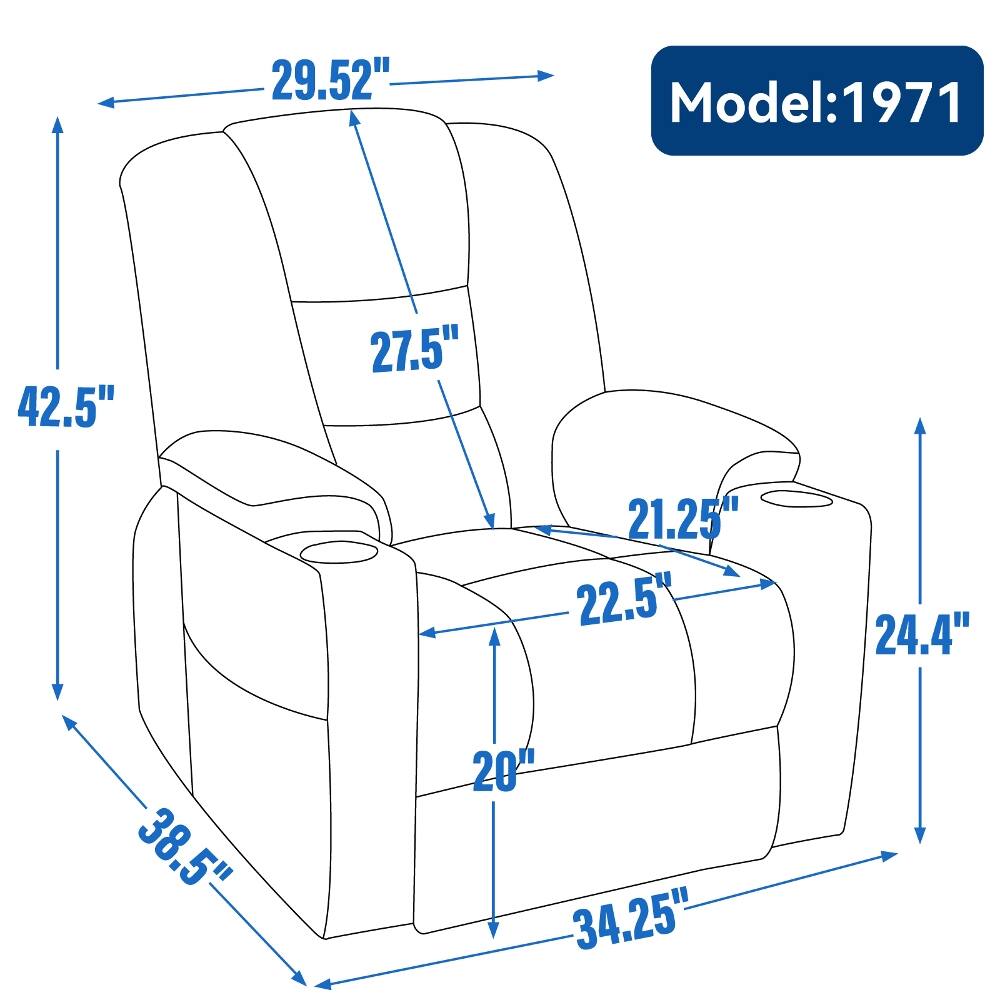 Model: 1971

- 29.52"
- 42.5"
- 27.5"
- 21.25"
- 22.5"
- 24.4"
- 38.5"
- 20"
- 34.25"