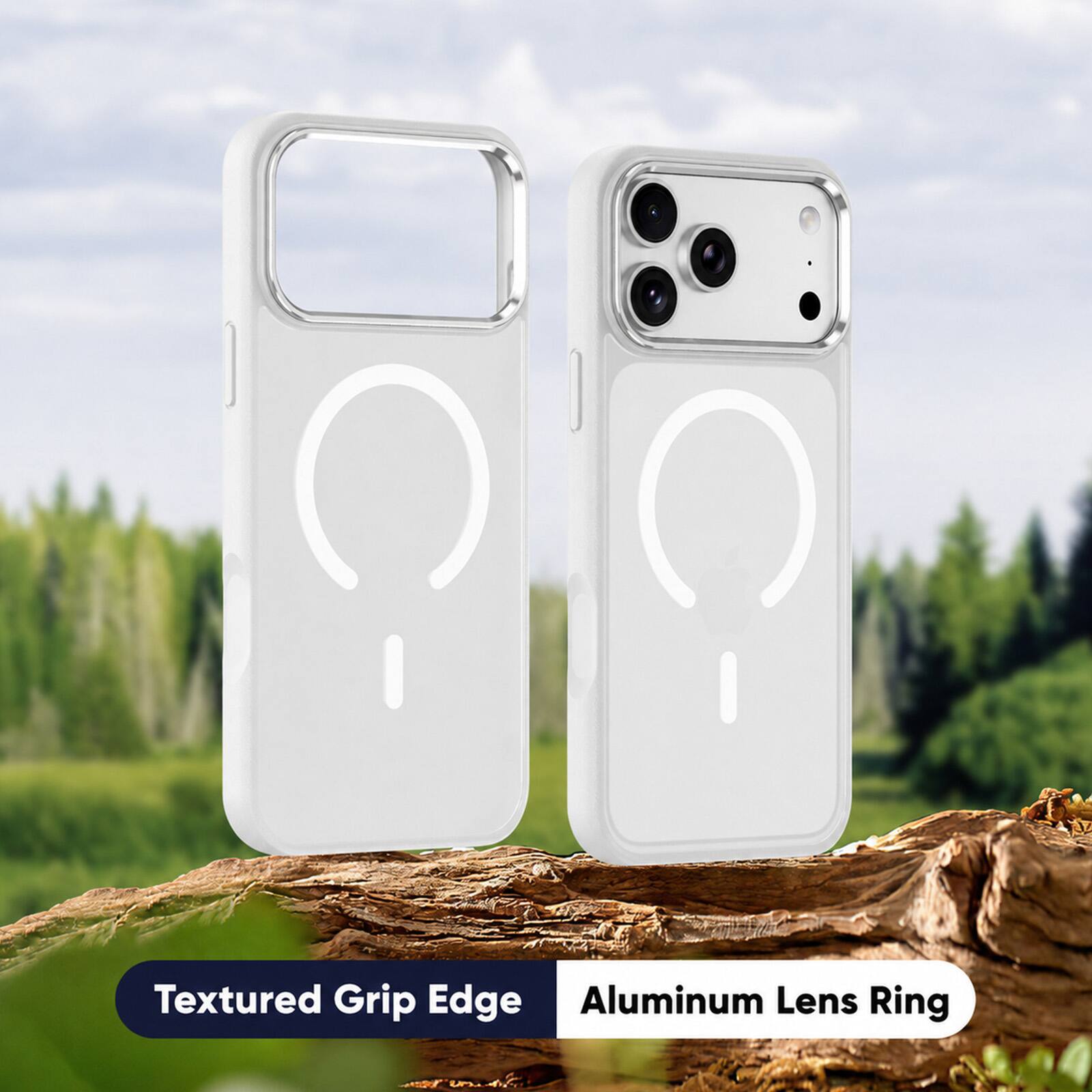 Textured Grip Edge  
Aluminum Lens Ring