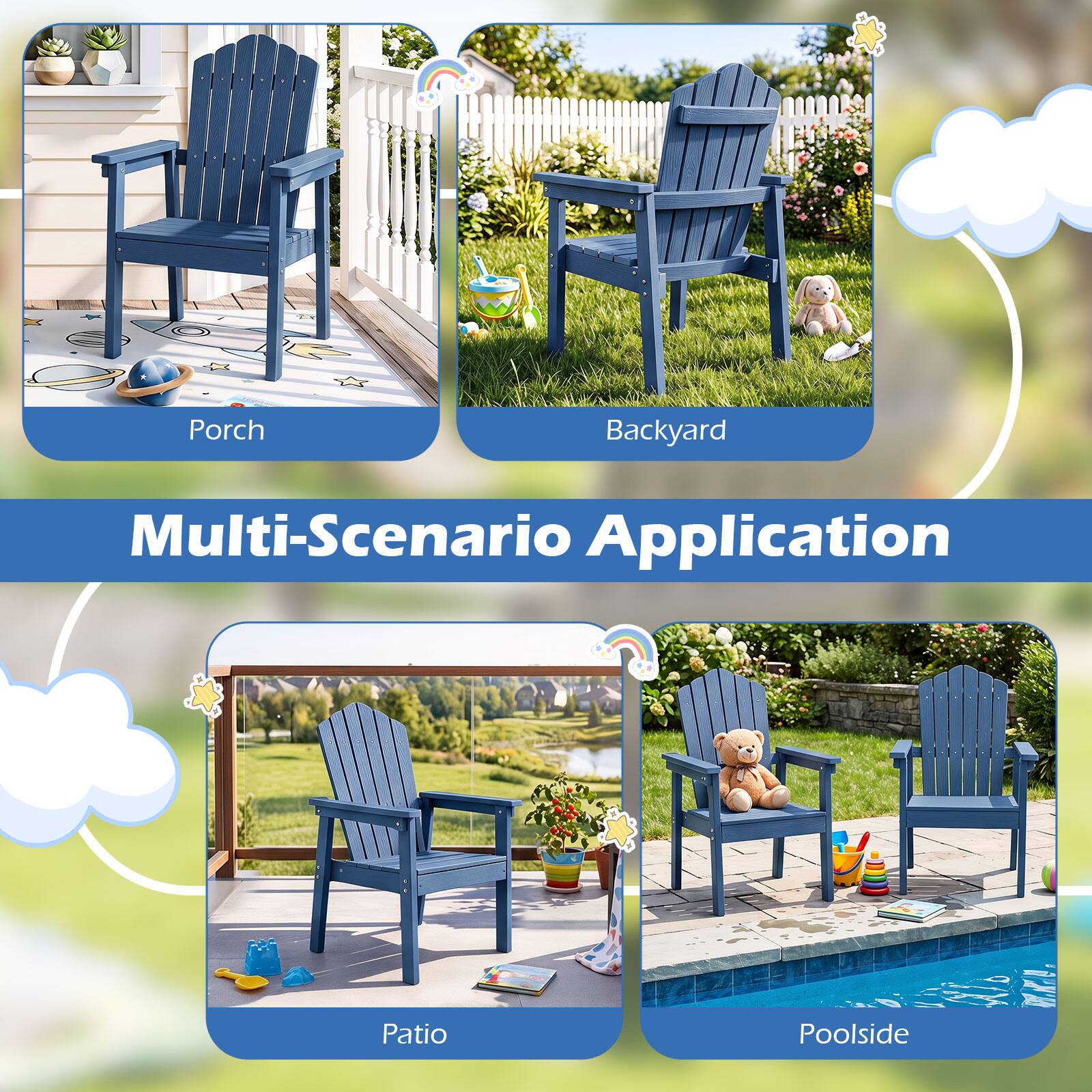 Porch Backyard Multi-Scenario Application Patio Poolside