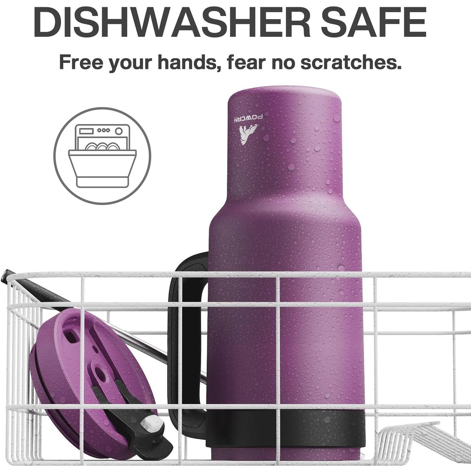 Dishwasher Safe: Free your hands, fear no scratches.