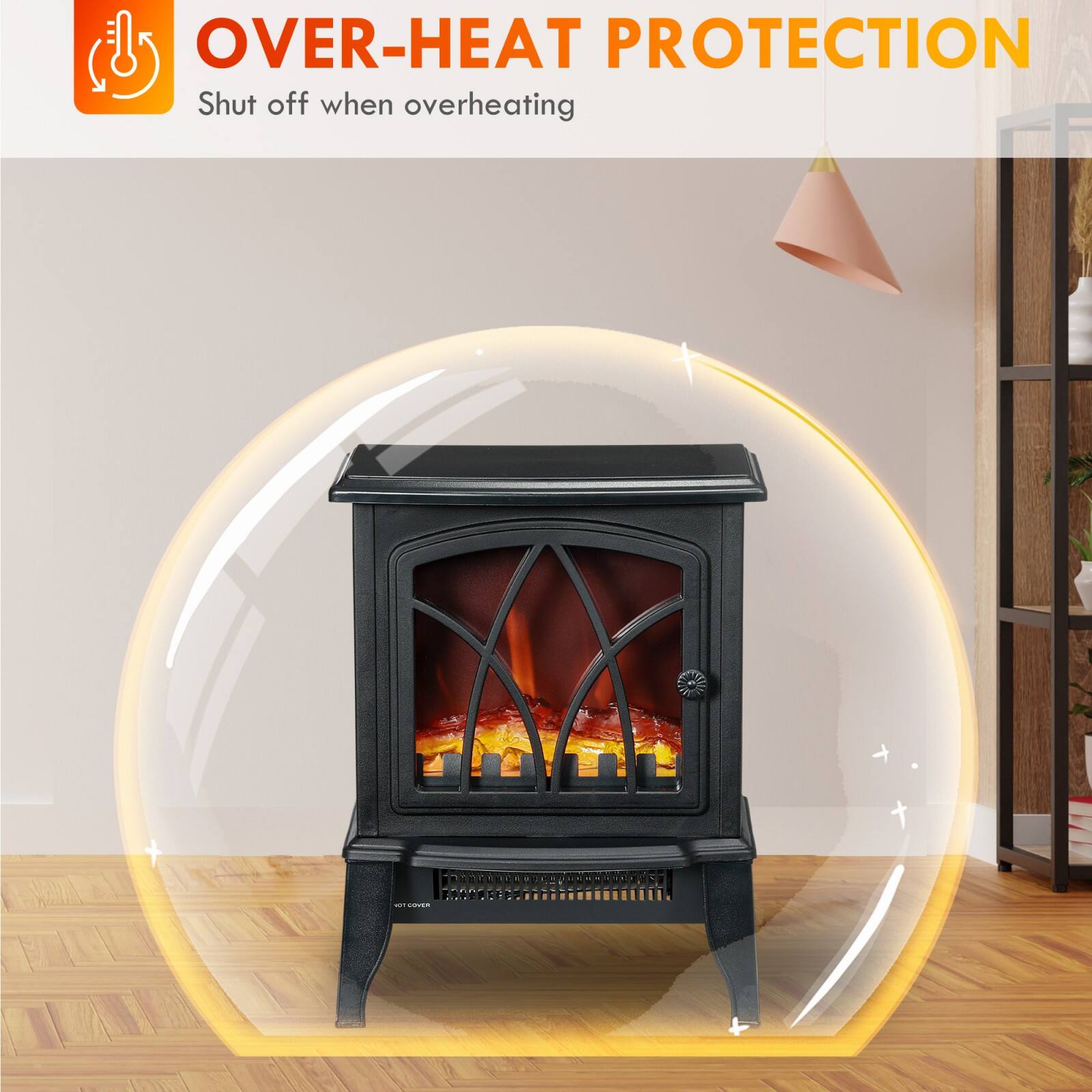OVER-HEAT PROTECTION  
Shut off when overheating