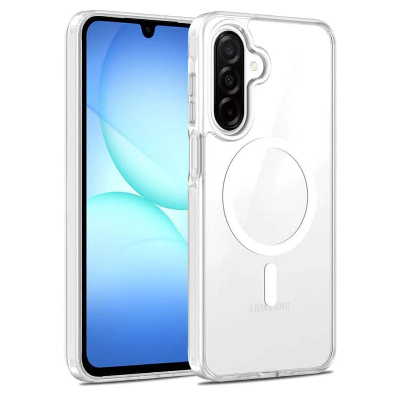 Entronix - [Magnetic] Case Compatible with Galaxy A26 - [Hard Back] Cover - Clear