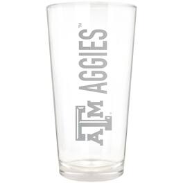 Great American Products - Texas A&M Aggies Etched 16oz. Vertical Rally Cry Pint Glass - Multicolor