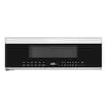 COSMO - COS-3012ORLP1SS 30 in. Stellar Collection 1.2 cu. ft. Slim Over the Range Microwave with Soft Touch Controls - Black