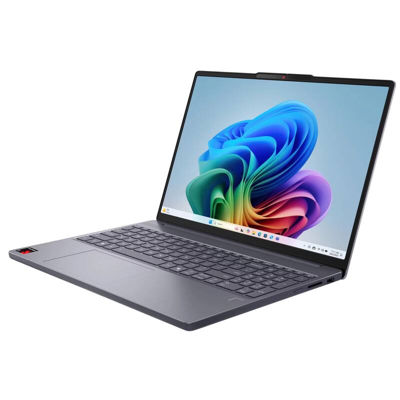 Alt View 1. Lenovo - Lenovo IdeaPad Slim 3 15.3" WUXGA Touch Laptop,Snapdragon X,16GB RAM,512GB SSD,Backlit Keyboard,Win 11,Grey - Gray.