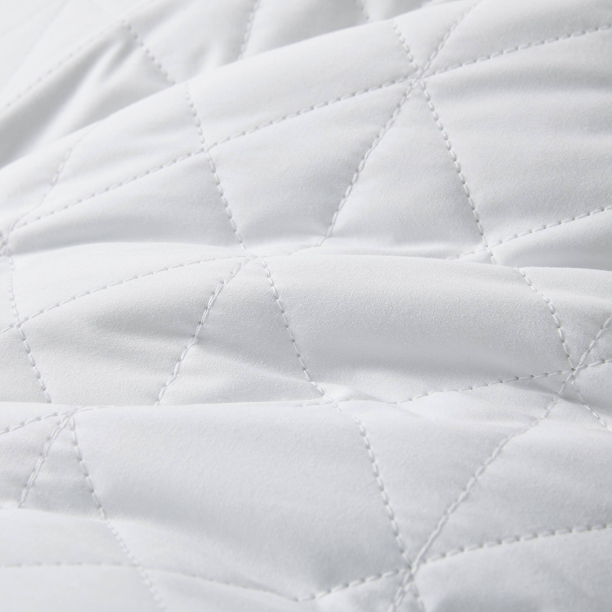 Left. Peace Nest - Peace Nest 2 Pack Quilted Goose Feather Pillow with Breathable Cotton Cover, Gusseted, Standard - Gusseted.