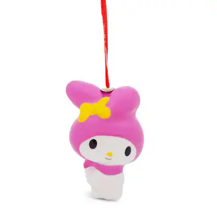 Front. Surreal Entertainment - Sanrio My Melody 4-Inch Shatterproof Decoupage Ornament - Pink.