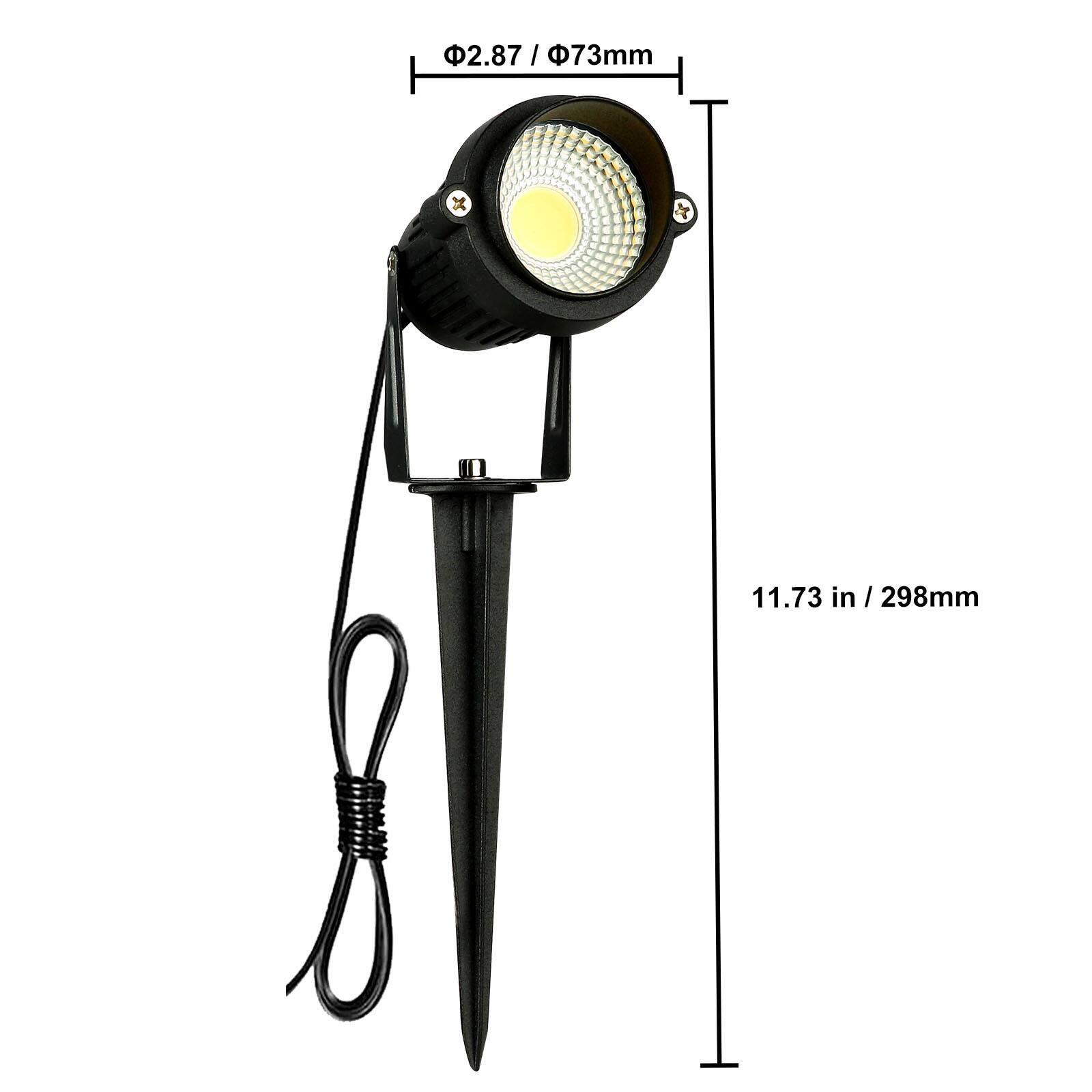 - Diameter: 2.87 / 73mm
- Height: 11.73 in / 298mm