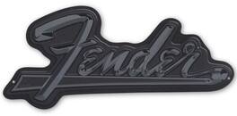 PopMarket - Fender - Metal Sign - Logo Silver - POSTERS - Multicolor