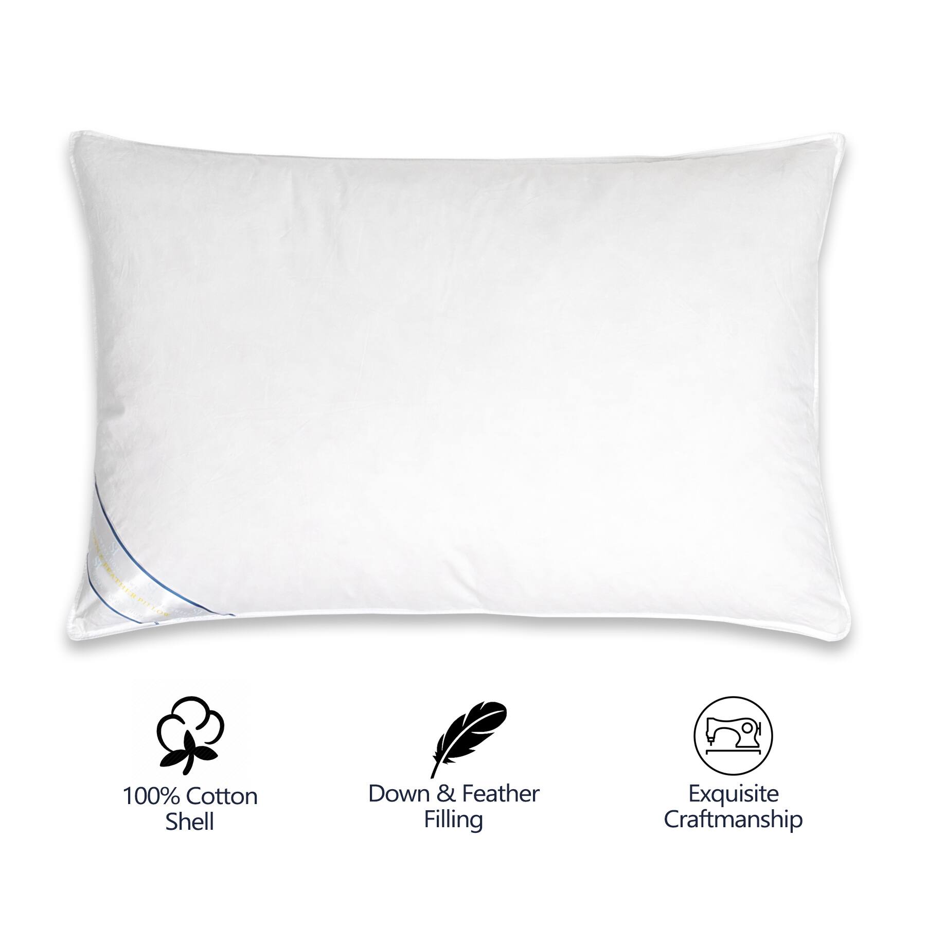 100% Cotton Shell  
Down & Feather Filling  
Exquisite Craftsmanship