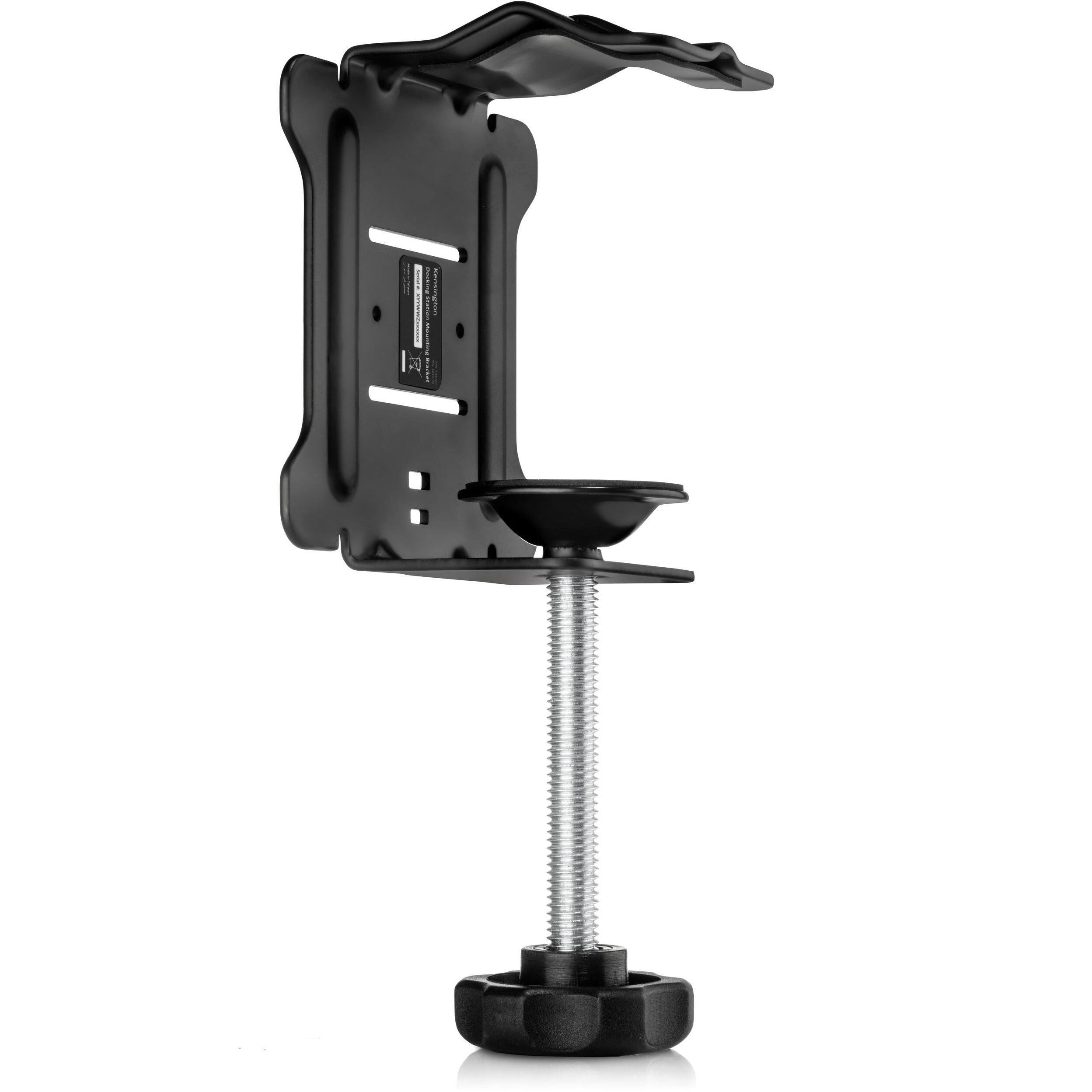 Alt View 2. Kensington - Kensington Clamp Mount for Docking Station, Workstation - Steel, Plastic - Unknown.