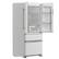 Alt View 4. Forno Appliances - Luigi 18 Cu. Ft. Counter-Depth French Door Refrigerator with Antique Brass Handles - White.