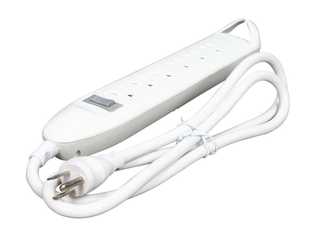 Alt View 2. Belkin - BELKIN F9D160-04 6 Outlets Power Strip 4 ft. Cord Length - Black.
