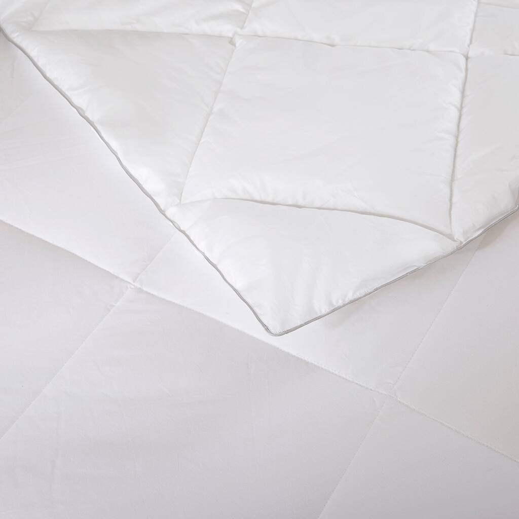 Alt View 5. Gracie Mills - Gracie Mills Lonnie All-Season Diamond Quilting 1000 Thread Count Down Alternative Comforter - White.