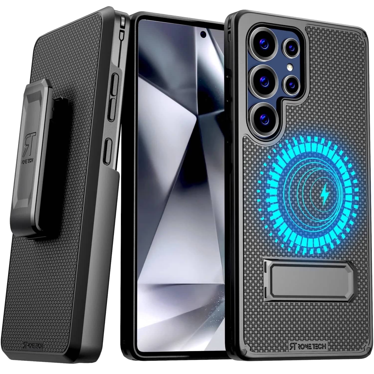 RomeTech - Rome Tech MagSafe Holster for Galaxy S25 Ultra - Black / Orange