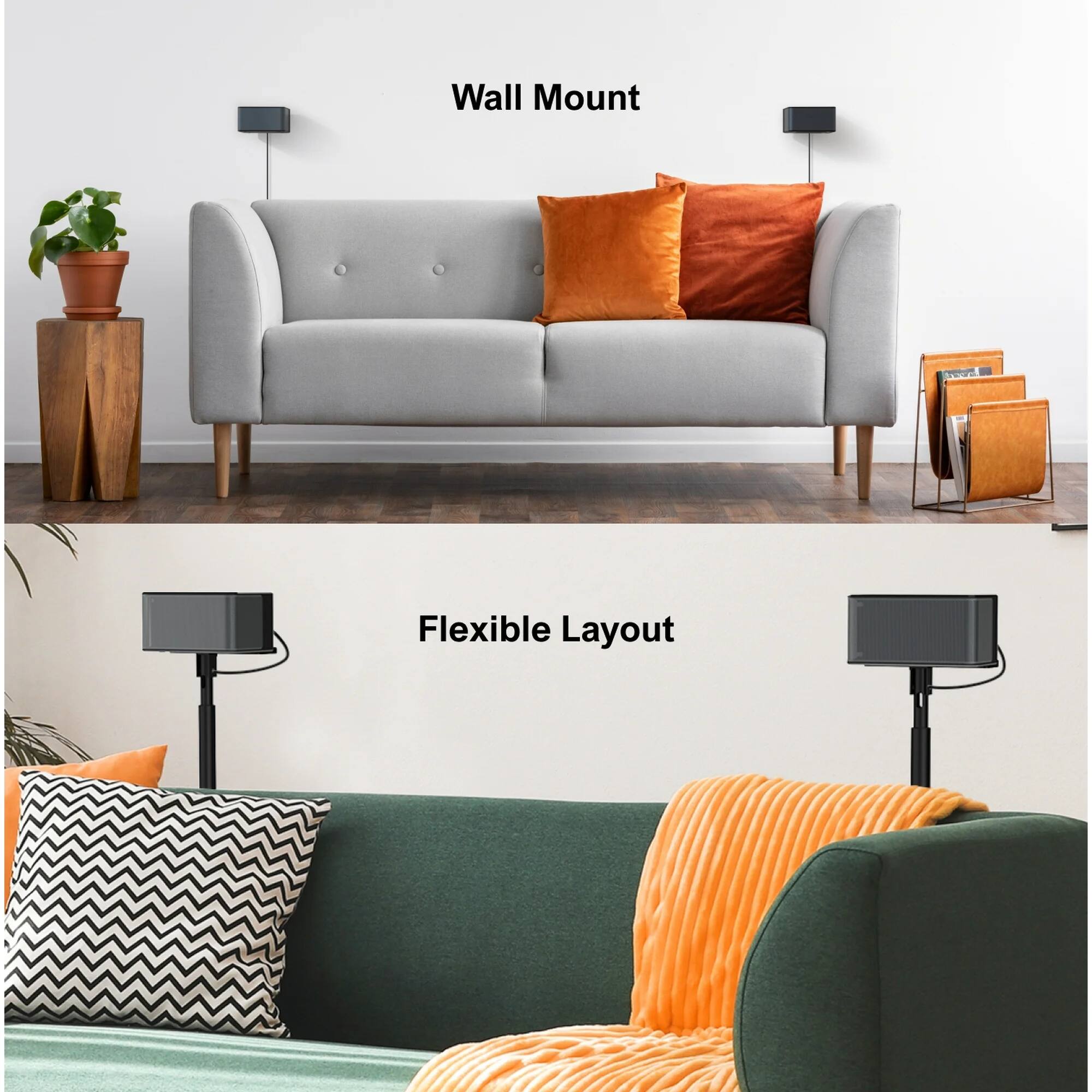 Wall Mount

Flexible Layout