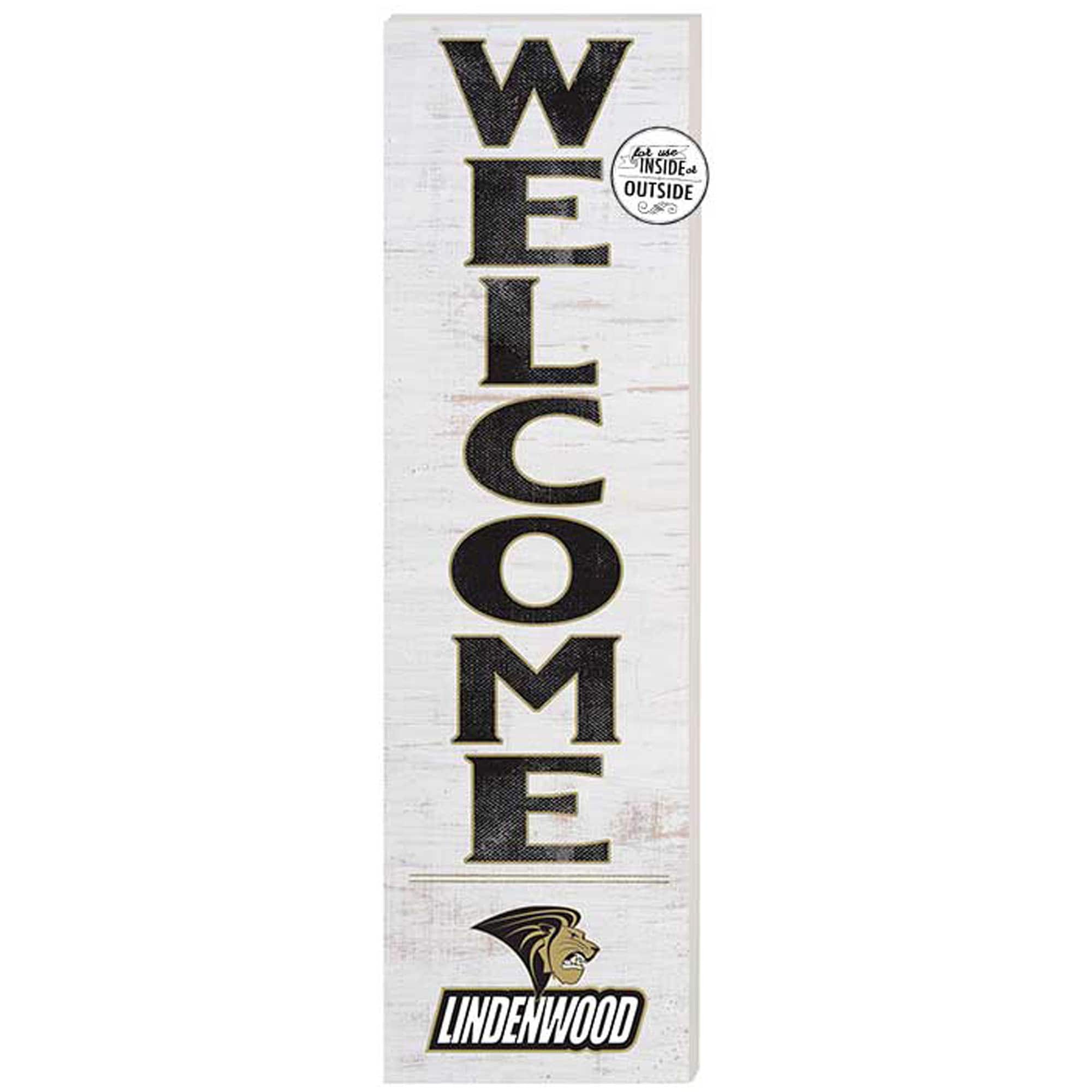 Lindenwood Lions 10'' x 35'' Indoor/Outdoor Welcome Sign