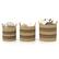 Alt View 19. Costway - Seagrass Basket Set of 3 Stackable Storage Bins w/ Handles Home Organizers - Natural.