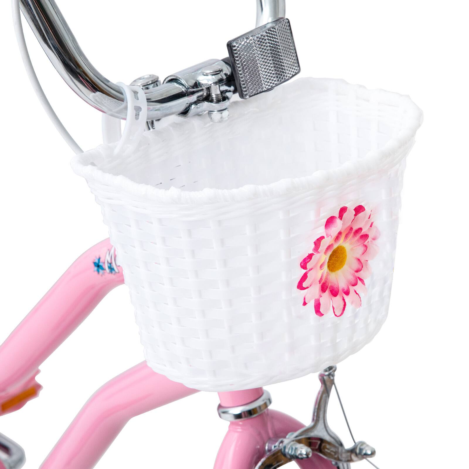 Alt View 4. JOYSTAR - JOYSTAR Manteca 20 Inch Kids Bike with Training Wheels, Banana Seat Bike for Girls Ages 7 and Up, Kids' Bicycle, Pink - Pink.