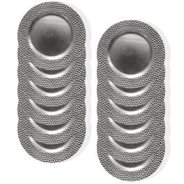 American Atelier - Hammered Charger Plate Set- 12 Pieces - Silver