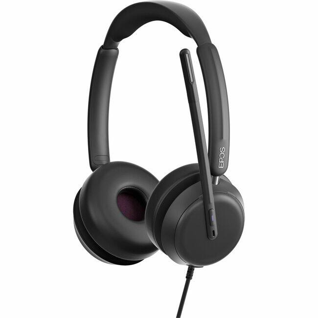 Front. EPOS - EPOS IMPACT 860T Headset - Microsoft Teams Certification - Stereo - USB Type C - Wired - On-ear, Over-the-head - Unknown.