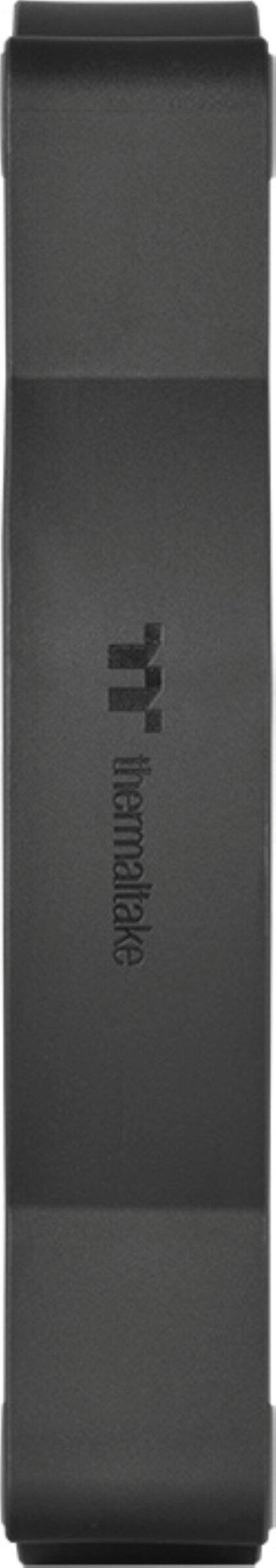 Alt View 6. Thermaltake - CT200 ARGB PWM 200mm Computer Case Fan with Hydraulic Bearing (Single Pack) - Black.