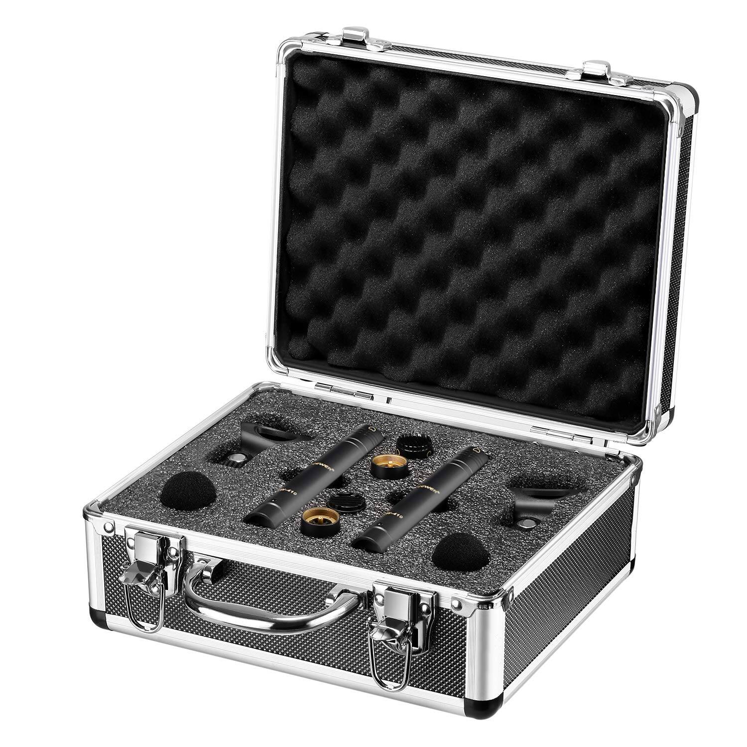 Alt View 2. Neewer - 2-Pack Pencil Condenser Microphone Set - with Omni/Cardioid Capsules for Acoustic Instruments.