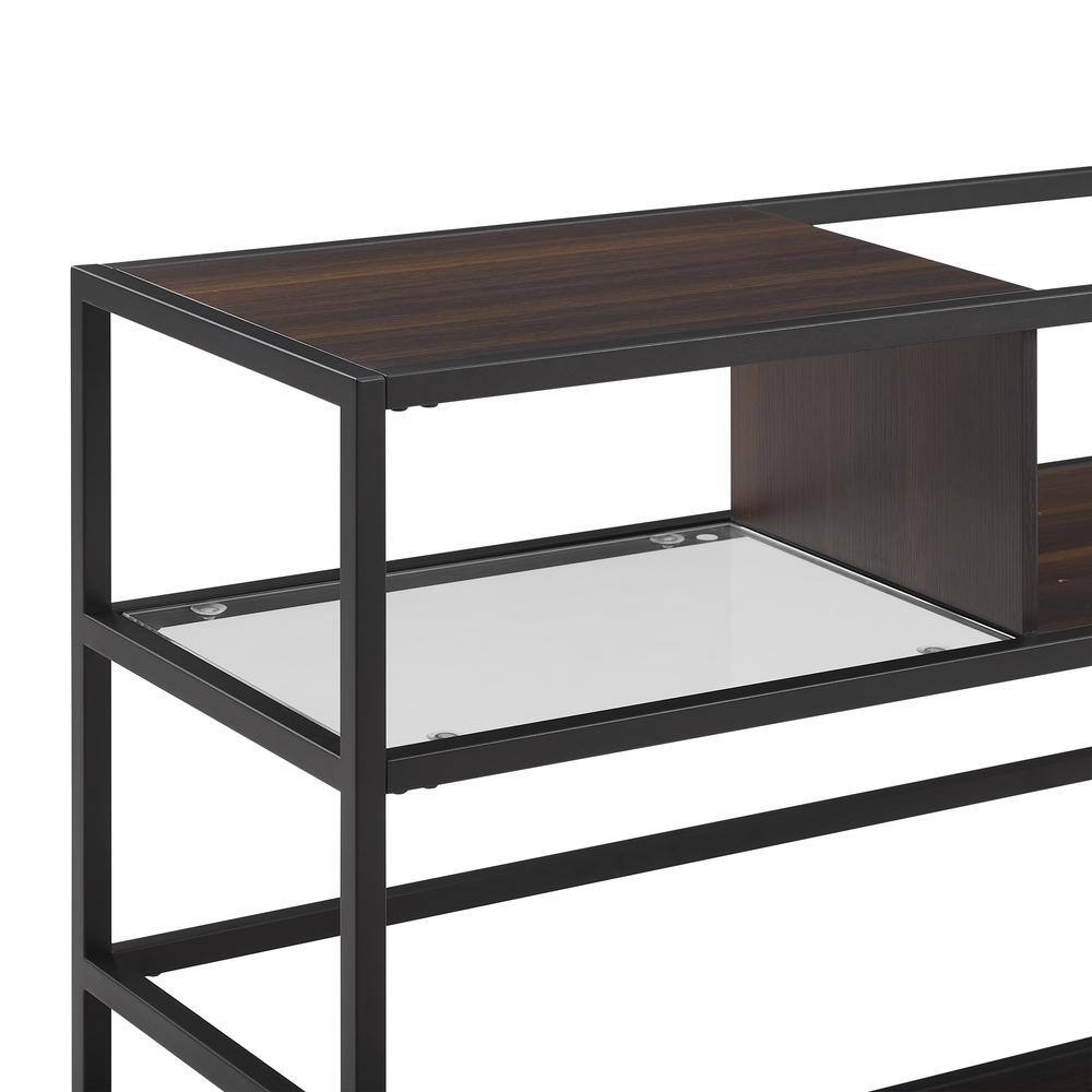 Alt View 5. Crosley Furniture - Provo Record Player Stand With Vinyl Storage - Matte Black.
