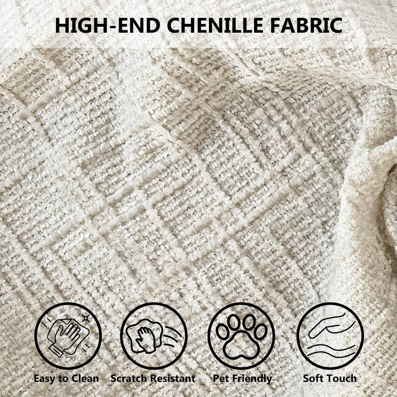 HIGH-END CHENILLE FABRIC

- Easy to Clean
- Scratch Resistant
- Pet Friendly
- Soft Touch