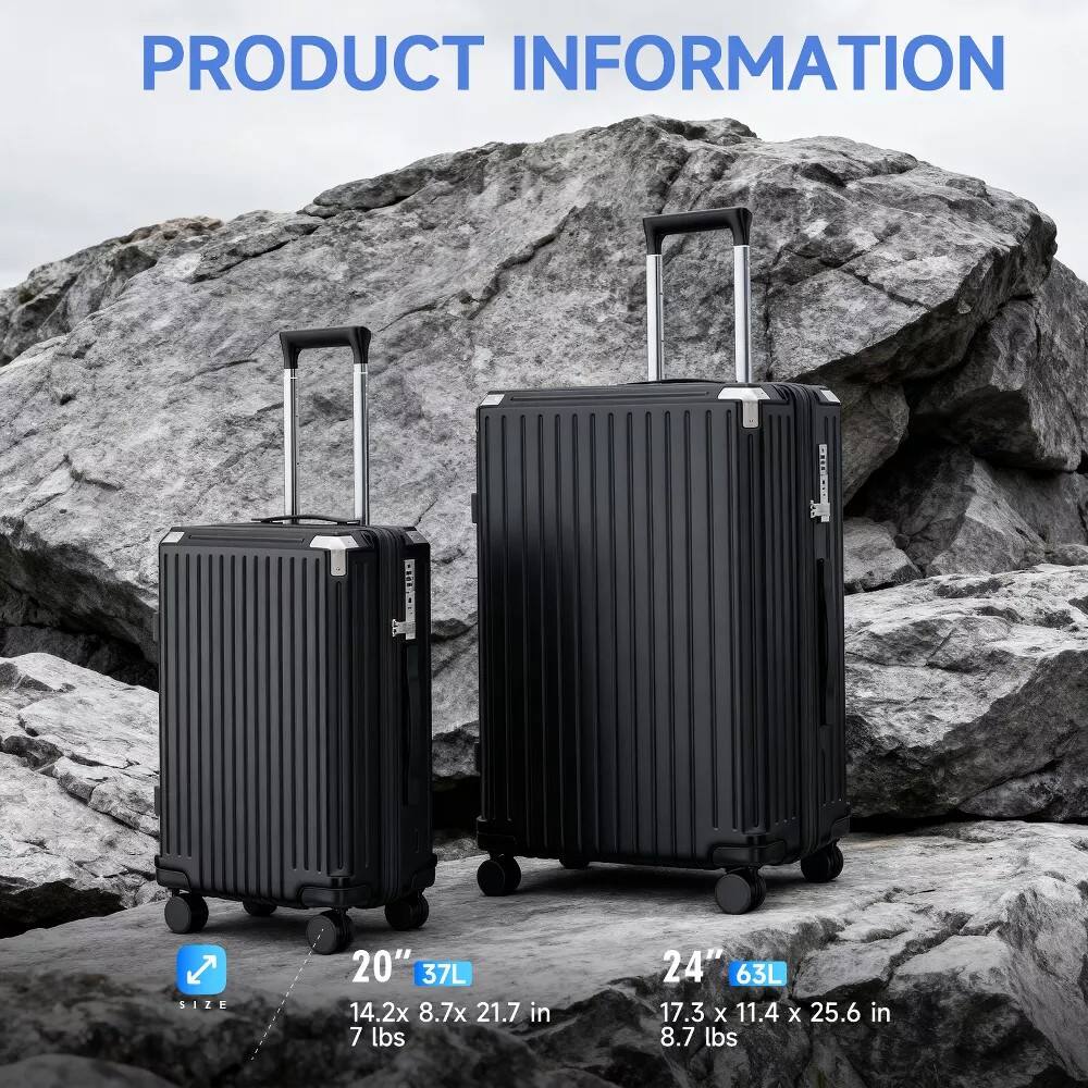 PRODUCT INFORMATION

20" 37L  
14.2 x 8.7 x 21.7 in  
7 lbs

24" 63L  
17.3 x 11.4 x 25.6 in  
8.7 lbs