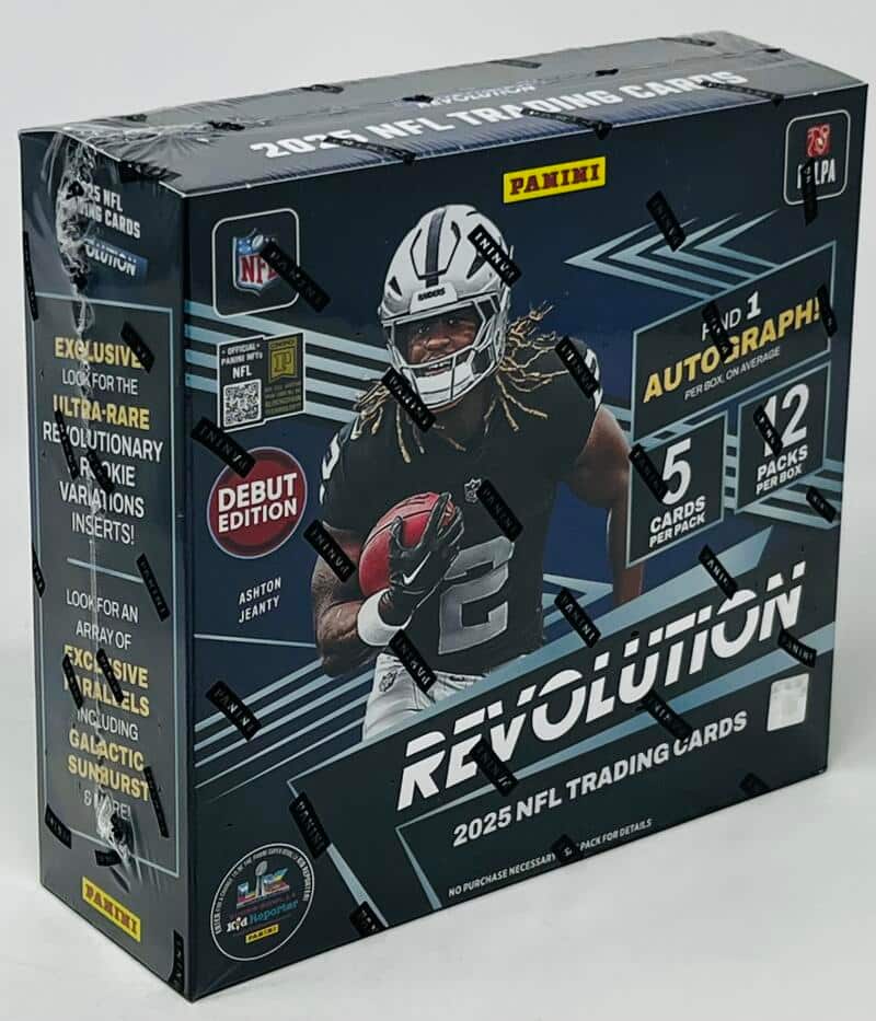 2025 Panini Revolution Football Debut Edition Hobby Box price history on PriceWatchPro