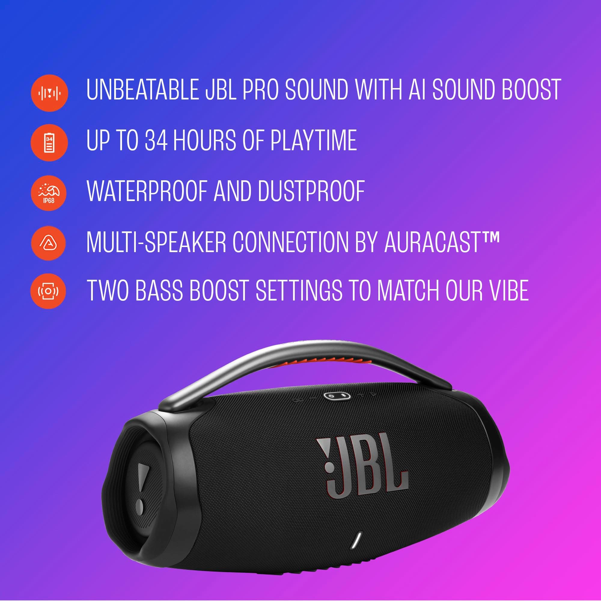 JBL Boombox 4 portable waterproof speaker 2025 Purple - Best Buy