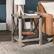 Alt View Zoom 22. Walker Edison - Farmhouse Metal Accent Side Table - Gray Wash.