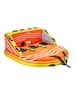 VEVOR - Towable Tube for Boating, 1-3 Riders Inflatable Boat Tubes and Towables, 510lbs Water Sport Towable Tube for Boat - Red,Orange,Yellow