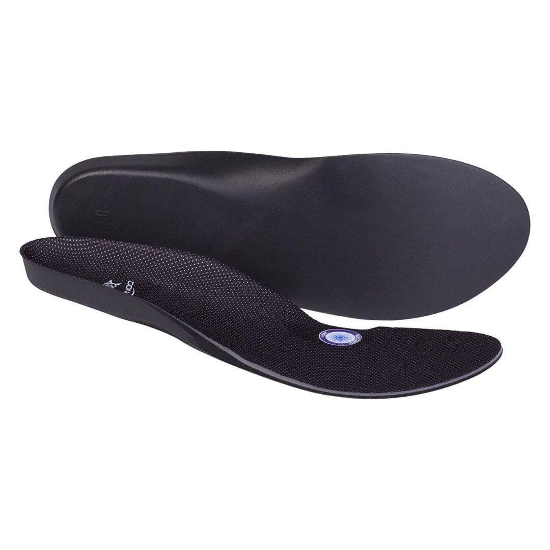 Front. DonJoy - DonJoy Arch Rival Orthotic Inserts, 1 Pair, Size F (Shoe Size: Men's 13.5-15 / Women's 14.5-16) (DJ141FB01) - Black.