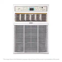 Keystone - 450 Sq. Ft. 10,000 BTU Casement Window Air Conditioner - White