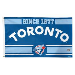 WinCraft - Toronto Blue Jays 3' x 5' Single-Sided Franchise Establishment Deluxe Flag - Multicolor