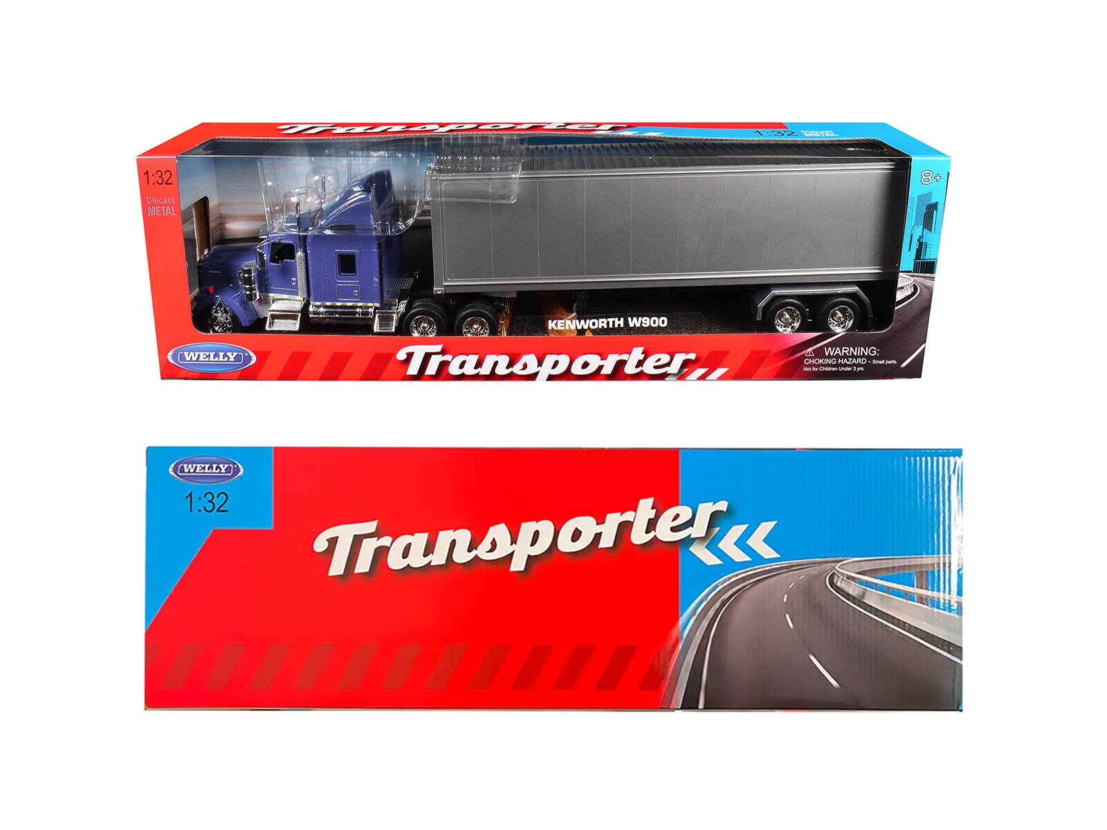 Truopone 1:32 LOTEL 1:32 Diecast METAL C + WELLY KENWORTH W900 Transporter, WARNING: Transporter, CHOKING HAZARD Small parts - Not for children under 3 years.