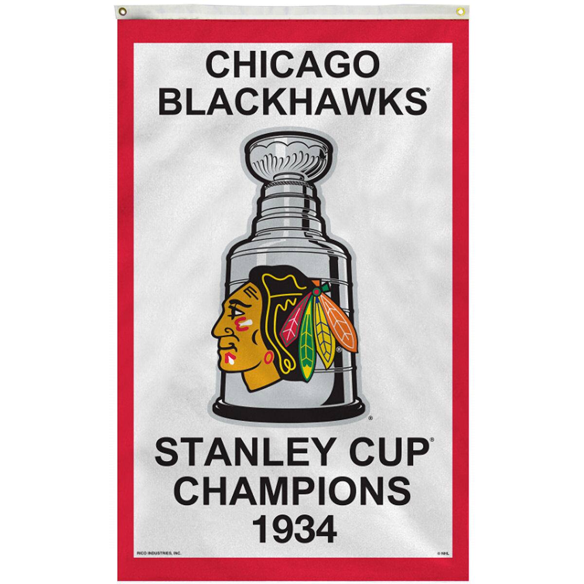 CHICAGO BLACKHAWKS  
STANLEY CUP CHAMPIONS  
1934