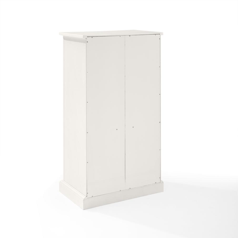 Alt View 1. Crosley Furniture - Seaside Storage Cabinet - White.