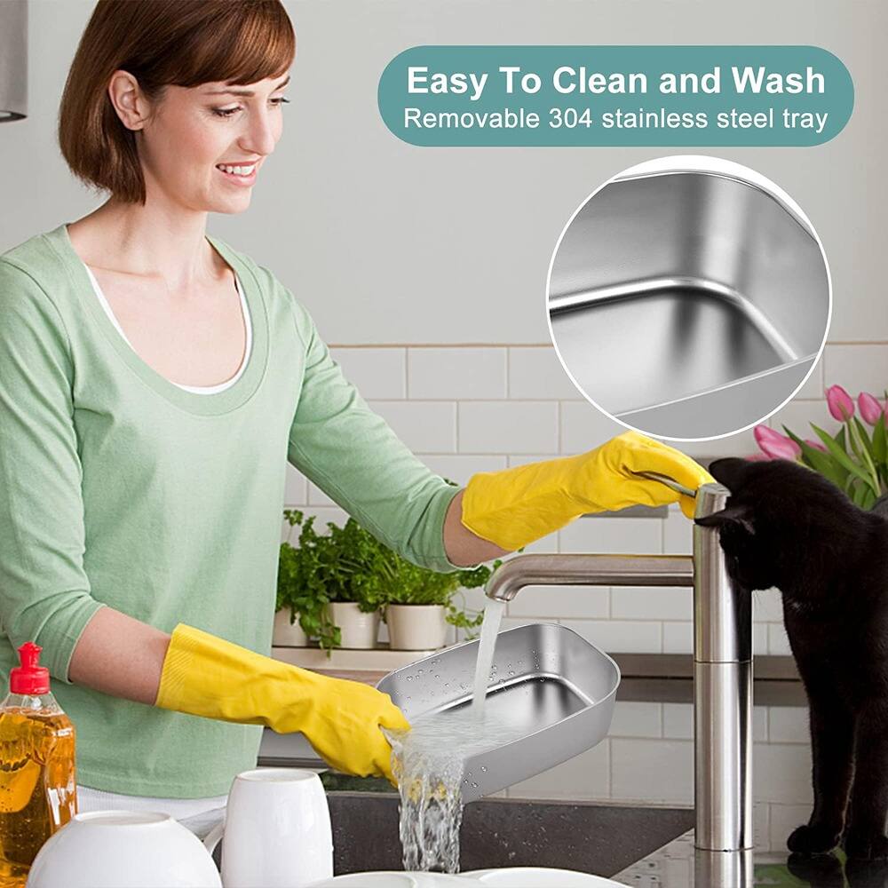 Easy To Clean and Wash  
Removable 304 stainless steel tray