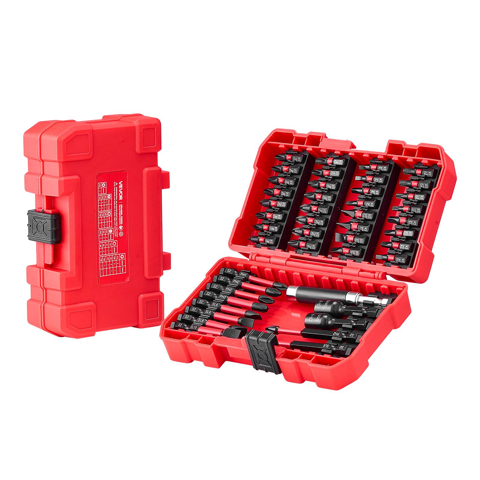 Sure, here is the corrected and grouped text from the image:

---

**D VEVOR 1 I 1 : 1 ! F + 7 3 : - I - = . - 5 P 2 2 P - P a JL R 22 O V A 4 S N N A T4S NS DS 4 INO NE - NS M A - TE RS K 0S T RS 4 SLA E NS IS N5 M5 TE 5**

---

This text appears to be a mix of letters and numbers, possibly part of a code or a design on the tool case.