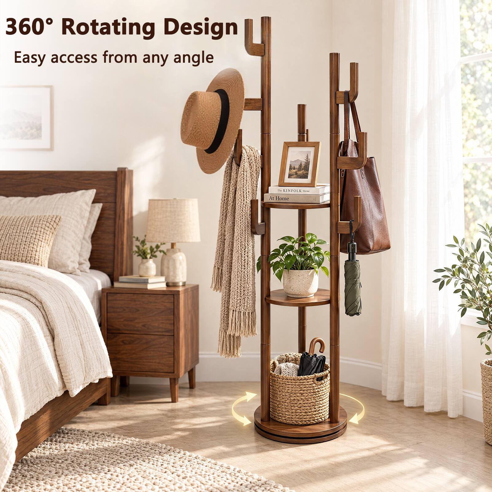 360° Rotating Design  
Easy access from any angle