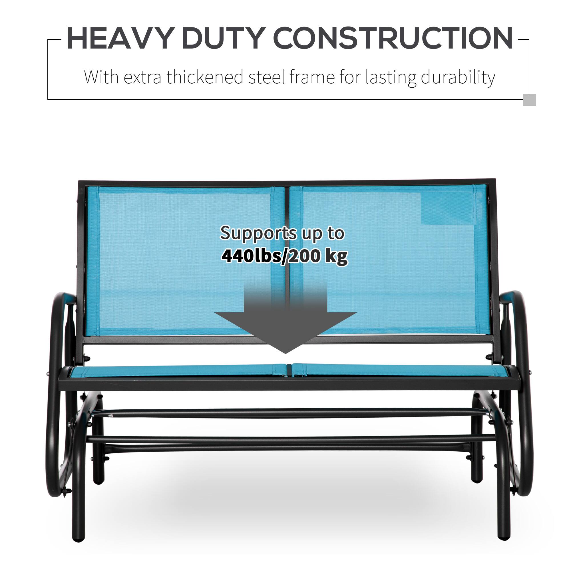 HEAVY DUTY CONSTRUCTION
With extra thickened steel frame for lasting durability
Supports up to 440lbs/200 kg