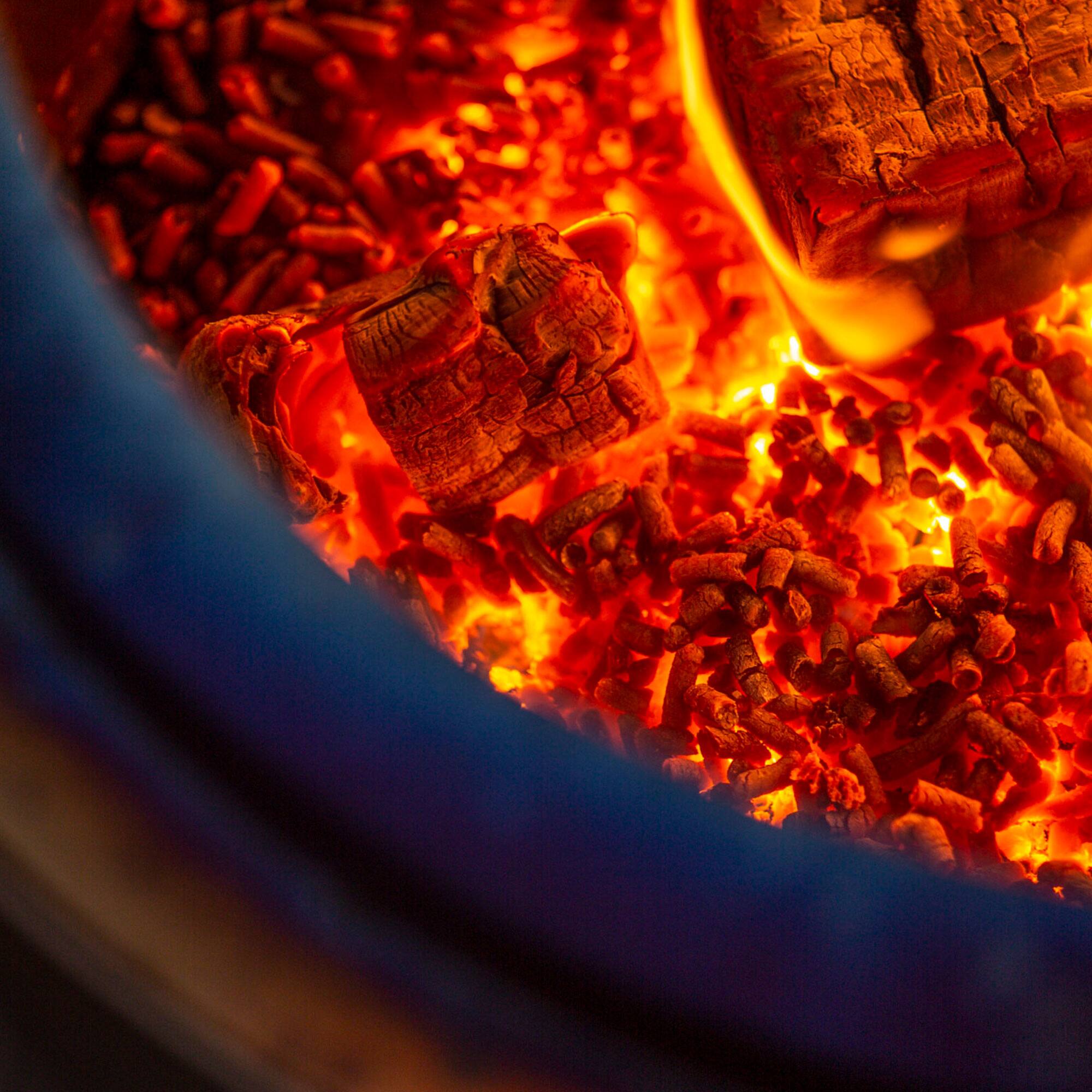 Alt View 8. Flame Engine - Flame Engine 19 Inch Square Smokeless Fire Pit w/Carry Bag, 304 Stainless Steel - SILVER.