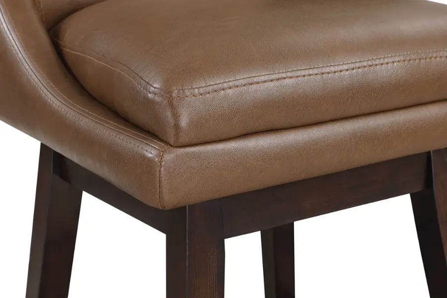 Alt View 15. OSP Home Furnishings - Allingham 26" Swivel Stool - Molasses / Dk Walnut.
